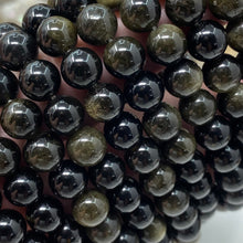 Load image into Gallery viewer, Gold Sheen Obsidian 8mm Stretch Bracelets