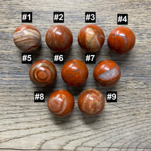 Load image into Gallery viewer, Brecciated Red Jasper 20-22mm Spheres