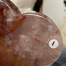 Chargez l'image dans la visionneuse de la galerie, Red Hematoid "Fire Quartz" Heart #01
