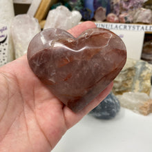 Chargez l'image dans la visionneuse de la galerie, Red Hematoid "Fire Quartz" Heart #02