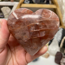 Chargez l'image dans la visionneuse de la galerie, Red Hematoid "Fire Quartz" Heart #03