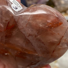 Chargez l'image dans la visionneuse de la galerie, Red Hematoid "Fire Quartz" Heart #03