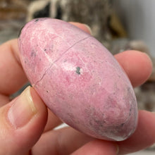 将图像加载到图库查看器中,Rhodonite with Pyrite Palm Stone #08