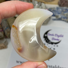 将图像加载到图库查看器中,Druzy Agate Moon #02