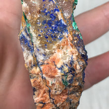 将图像加载到图库查看器中,<transcy>蓝铜矿和孔雀石原石 2</transcy>