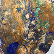 将图像加载到图库查看器中,<transcy>蓝铜矿和孔雀石原石 2</transcy>