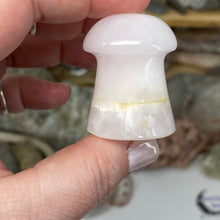 将图像加载到图库查看器中,Pink Calcite / Mangano Calcite Mushroom #01