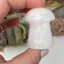 将图像加载到图库查看器中,Pink Calcite / Mangano Calcite Mushroom #02