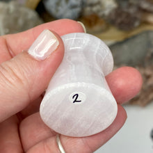 将图像加载到图库查看器中,Pink Calcite / Mangano Calcite Mushroom #02