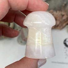将图像加载到图库查看器中,Pink Calcite / Mangano Calcite Mushroom #05