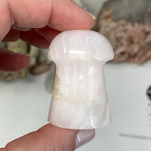 将图像加载到图库查看器中,Pink Calcite / Mangano Calcite Mushroom #05