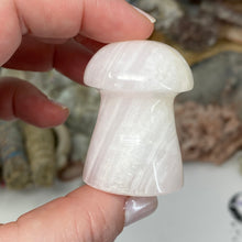 将图像加载到图库查看器中,Pink Calcite / Mangano Calcite Mushroom #06