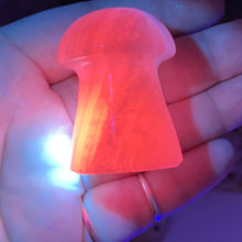 将图像加载到图库查看器中,Pink Calcite / Mangano Calcite Mushroom #06