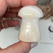 将图像加载到图库查看器中,Pink Calcite / Mangano Calcite Mushroom #07