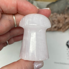 将图像加载到图库查看器中,Pink Calcite / Mangano Calcite Mushroom #08