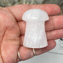 将图像加载到图库查看器中,Pink Calcite / Mangano Calcite Mushroom #08