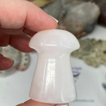 将图像加载到图库查看器中,Pink Calcite / Mangano Calcite Mushroom #09