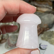 将图像加载到图库查看器中,Pink Calcite / Mangano Calcite Mushroom #10