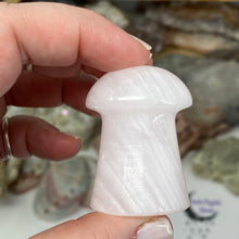 将图像加载到图库查看器中,Pink Calcite / Mangano Calcite Mushroom #10