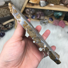 Chargez l'image dans la visionneuse de la galerie, Golden Plume Agate Un-Polished Rough #02