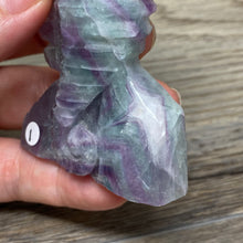 Bild in Galerie-Viewer laden, Fluorite Sea Horse #1 * UV Reactive