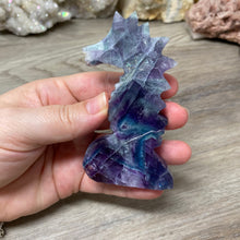 Chargez l'image dans la visionneuse de la galerie, Fluorite Sea Horse #2 * UV Reactive