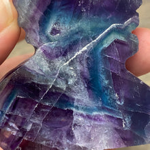 Chargez l'image dans la visionneuse de la galerie, Fluorite Sea Horse #2 * UV Reactive