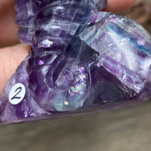 Chargez l'image dans la visionneuse de la galerie, Fluorite Sea Horse #2 * UV Reactive