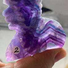 Chargez l'image dans la visionneuse de la galerie, Fluorite Sea Horse #2 * UV Reactive
