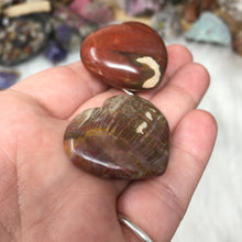 Chargez l'image dans la visionneuse de la galerie, Petrified Wood Heart Set #04 & 05