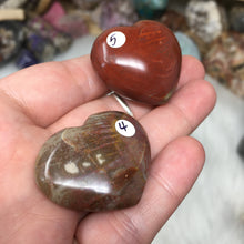 Chargez l'image dans la visionneuse de la galerie, Petrified Wood Heart Set #04 & 05