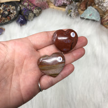 Chargez l'image dans la visionneuse de la galerie, Petrified Wood Heart Set #14, 15