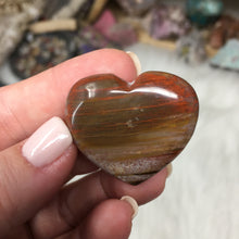 Chargez l'image dans la visionneuse de la galerie, Petrified Wood Heart Set #14, 15