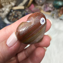 Chargez l'image dans la visionneuse de la galerie, Petrified Wood Heart Set #14, 15