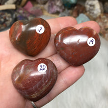 Chargez l'image dans la visionneuse de la galerie, Petrified Wood Heart Set #18, 19, 20