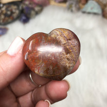 Chargez l'image dans la visionneuse de la galerie, Petrified Wood Heart Set #24, 25