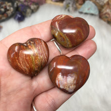 Chargez l'image dans la visionneuse de la galerie, Petrified Wood Heart Set #28, 29, 30