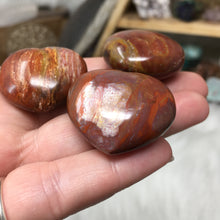 Chargez l'image dans la visionneuse de la galerie, Petrified Wood Heart Set #28, 29, 30
