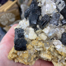 Load image into Gallery viewer, Black Tourmaline with Feldspar and Muscovite Large Rough #03
