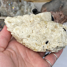 Chargez l'image dans la visionneuse de la galerie, Black Tourmaline with Feldspar and Muscovite Rough #04