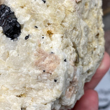 Chargez l'image dans la visionneuse de la galerie, Black Tourmaline with Feldspar and Muscovite Rough #04