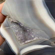 Load image into Gallery viewer, Druzy Agate with Amethyst Tree #02