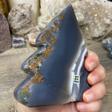Load image into Gallery viewer, Druzy Agate with Amethyst Tree #02