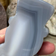 Load image into Gallery viewer, Druzy Agate Snowman #04 with Amethyst