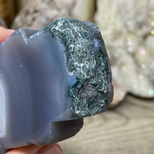 Load image into Gallery viewer, Druzy Agate Snowman #02