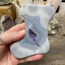 Load image into Gallery viewer, Druzy Agate Stocking #01 with Amethyst