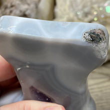 Load image into Gallery viewer, Druzy Agate Stocking #01 with Amethyst