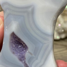 Load image into Gallery viewer, Druzy Agate Stocking #01 with Amethyst