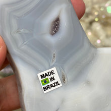 Load image into Gallery viewer, Druzy Agate Stocking #01 with Amethyst