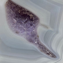 Load image into Gallery viewer, Druzy Agate Stocking #01 with Amethyst